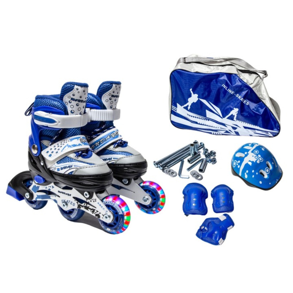 РОЛИКИ HAPPY КОМПЛЕКТ27-30  XS, СИНІЙ