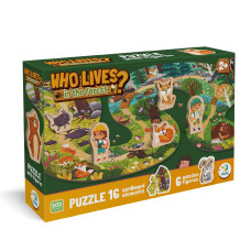 Пазл «Хто живе в лісі?»300608