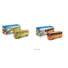 Автобус муз. арт. 159/3D-159 (60шт) 2 кольори мікс, звук,світло,короб. 30,5*9*12,5см.
