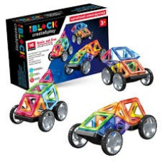 Конструктор магнітний IBLOCK арт. PL-923-527 (48шт/2)   16дет., короб. 26,5*7,2*18,3см