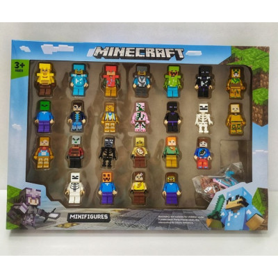 Набір Фігурок майнкрафт HS-8016 в коробці 24шт в наборі