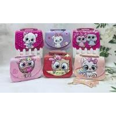 Сумка дитяча 9901 штучна шкіра 15*12*6с мікс кольорів, в упаковці