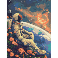 Набір для розпису по номерах "Всесвітній відпочинок" 30х40см KHO5141