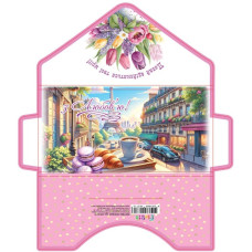 Листівка вітальна "Клатч" 21.1 х 10.5 см КЛЗ 24-70