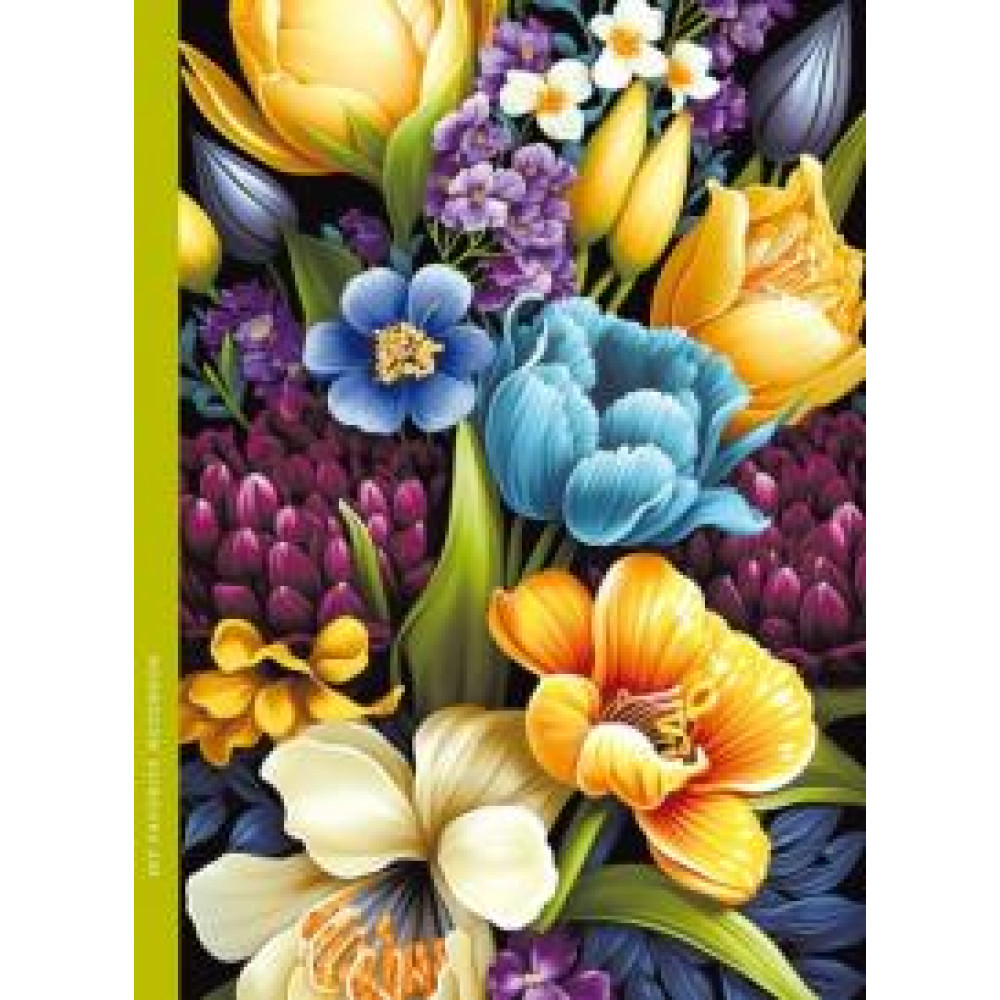 Блокнот,55г,143х200мм,48 аркушів,Інтеграл.переплет. Матова ламінація. диз.23095#