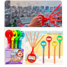 Мильні бульбашки 103A (96шт) меч, 44см, кришка-смайл, 16шт(4 кольори) в дисплеї, 25-44-19см