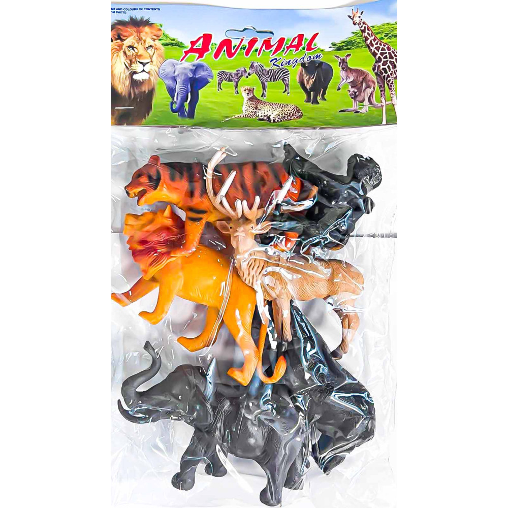 Тварини Дикі 20х25см 1072 в пакеті