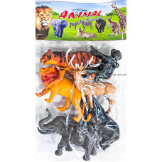 Тварини Дикі 20х25см 1072 в пакеті