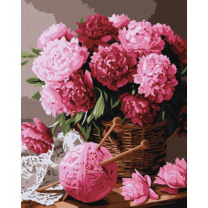 Набір для розпису по номерах "Таємниці пелюсток" 40x50см KHO3303