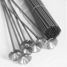 Палички тримач для куль 51 см - срібло 09016