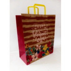 Пакет паперовий з ручками бурий 320х150х380 арт.KGB 323815-34