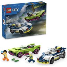 Конструктор Переслідування маслкара на поліцейському автомобілі 213 дет LEGO City 83679