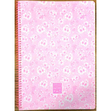 Блокнот на спіралі А4, 80 аркушів, 60г/м2, блок у клітинку, N9628