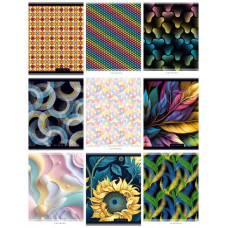 Зошит загальний, на скобі, 170х203 мм, 48 аркушів, в клітку, 23067-23076