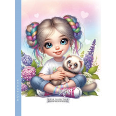 Блокнот, 60г, Інтегральний, 143х200 мм, 64 аркуші, клітинка, Мат.лам. диз.24368