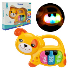 Піаніно муз. арт.PL-724-30 (120шт/2) Цуценя, батар, укр.мова, звуки,пісні, р-р 15*11см, у короб.19,3*4,2*15 см