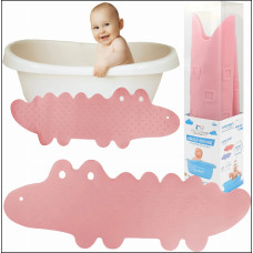 Килимок в ванну Крокодил рожевий 33x90см BL149