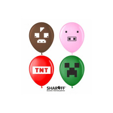 Латексна Куля Sharoff "Майнкрафт Мікс" 12`