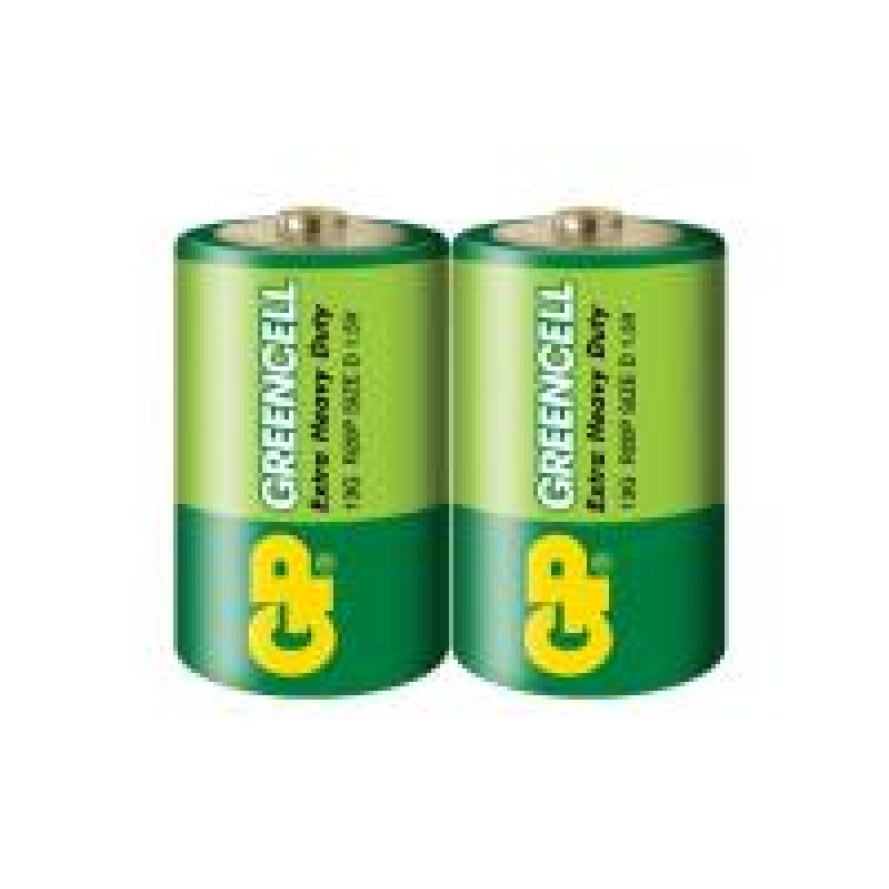 Батарейка GP R20 GREENCELL 1.5V сольова