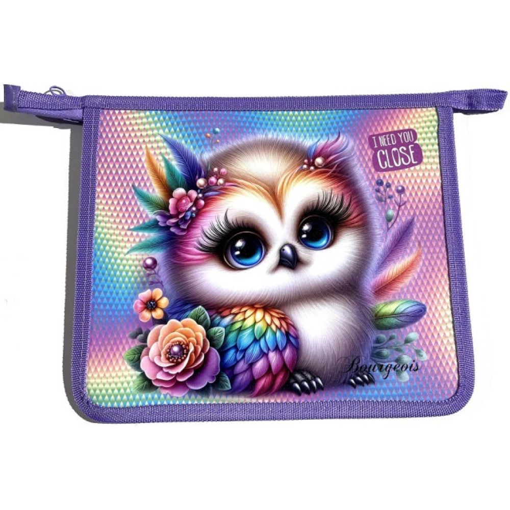 Папка на блискавці, А5+, 450мкм, кольоровий друк (1 відділення) Р0251