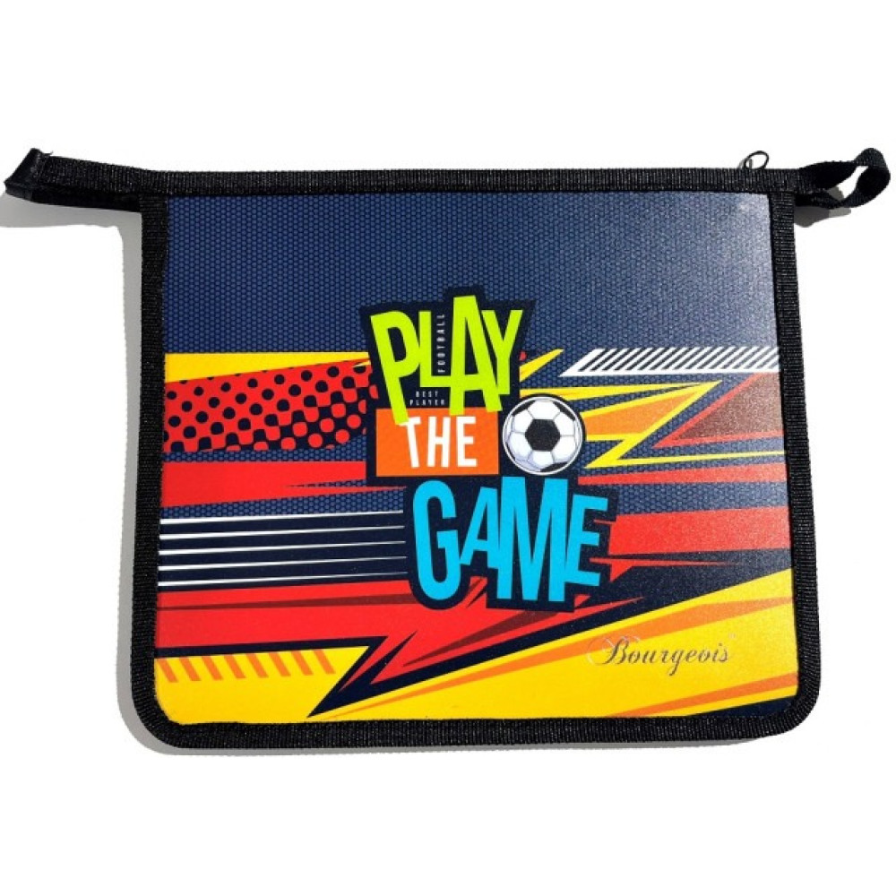 Папка на блискавці, А5+, 450мкм, кольоровий друк (1 відділення) P0259