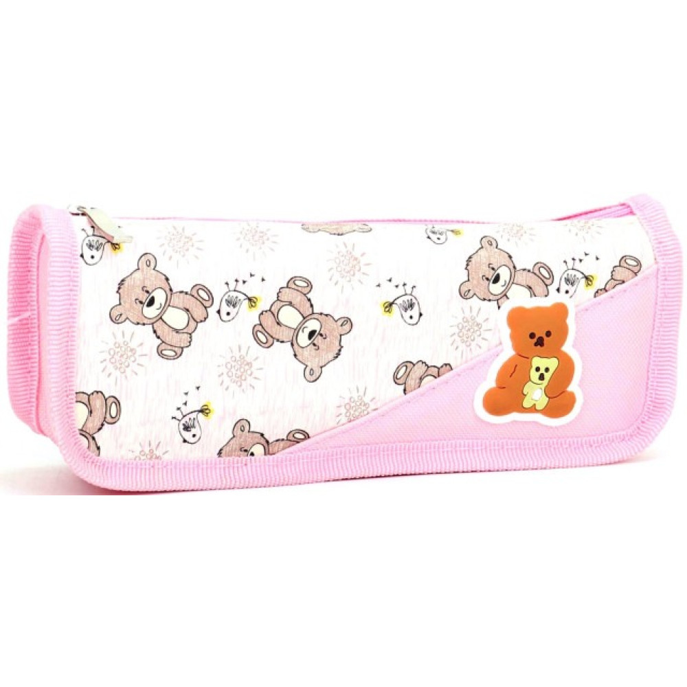 Пенал KJ3332 Pink Рожевий 21х4.5х7 см