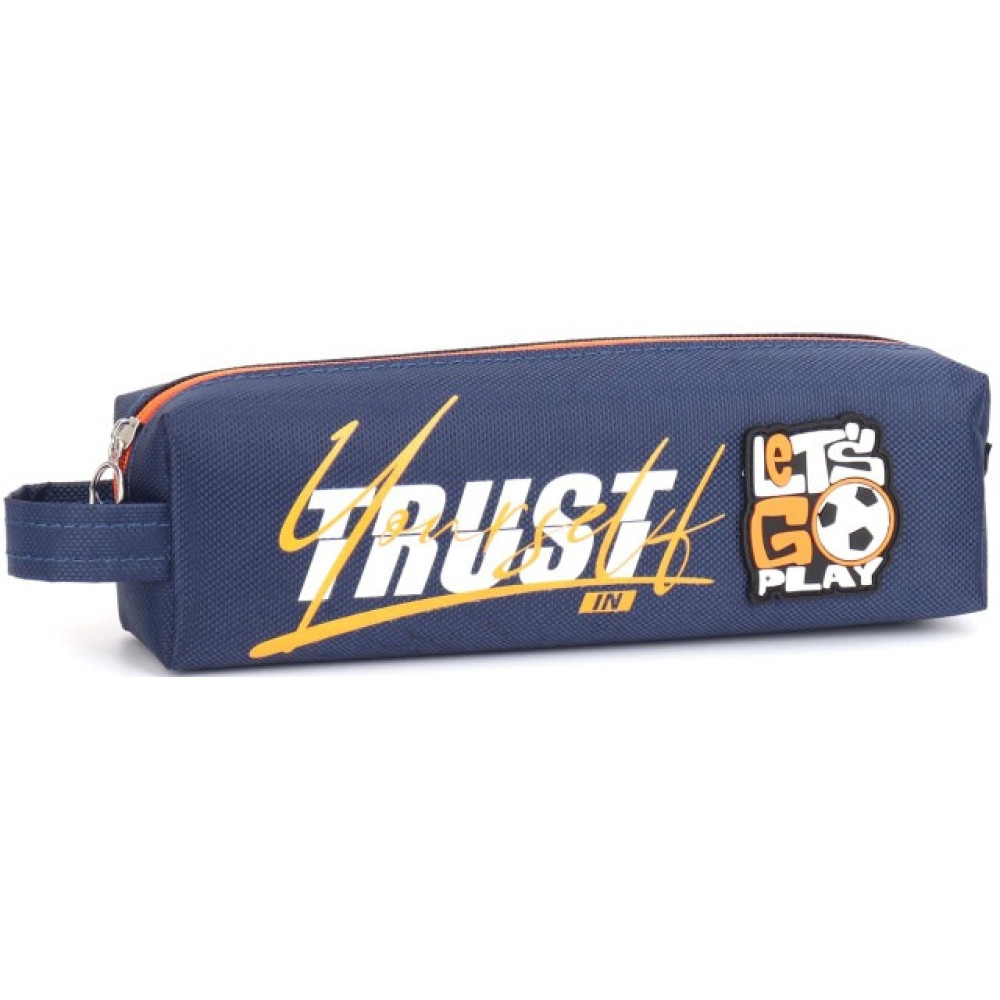 Пенал KJ3399 Blue Синій 21х4.5х6 см