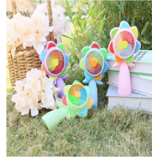 Вентилятор портативний акумуляторний BT-HQ66-28"Квітка" 18,2*11*7см (уп.1) (ящ.120)