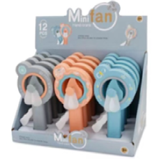 Вентилятор ручний "Годинник"BT-JY-1101 17*9*4см (уп.12) (ящ.288)