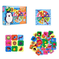 Настільна гра Strateg  Хто, що їсть? українською мовою (30547)