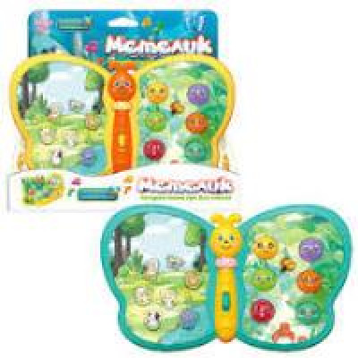 Інтерактивна гра "Метелик" 56629 (96/2) "WToys", 2 кольори, ОЗВУЧУВАННЯ УКРАЇНСЬКОЮ МОВОЮ, назви тварин, вірші, пісні, казки, гра на реакцію, цифри, н