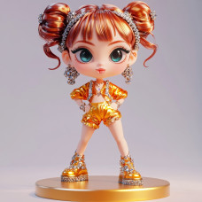 Алмазна мозаїка "Модне сяйво", 20*20см, на рамці, в кор. 21*21*2,5см, ТМ Dreamtoys S10101