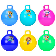 М'яч для фітнесу CB4502 (80 шт) гирі 45 см 350 грам, 6 кольорів