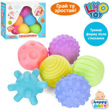 Іграшка для купання HB 0020 AB (96шт) м'яч, 6 шт., пищалка, 2 види, в кор-ці, 21-18-7 см.