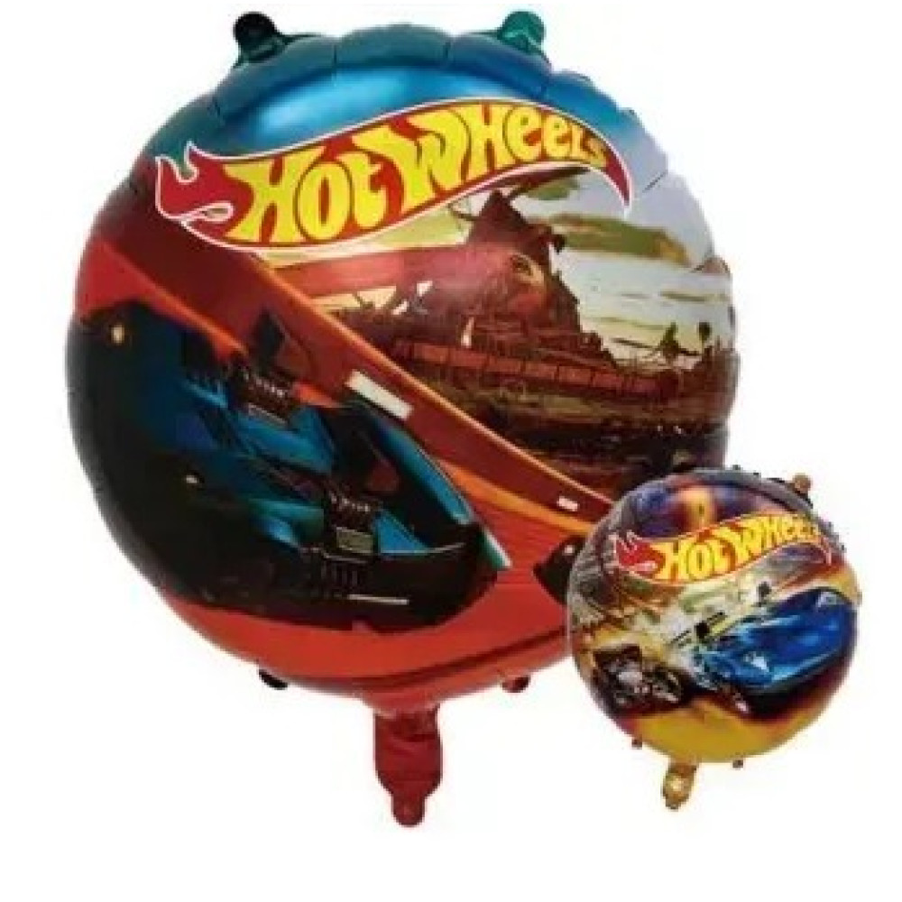 Фольгована кулька Коло Перегони авто 18" 14348