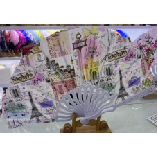 Аксесуар віяло арт. C2832 (240шт) Париж 6 мікс