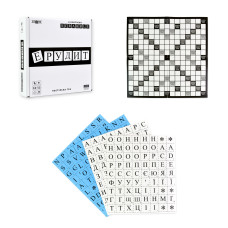 Настільна гра Strateg Ерудит чорно-білий українською мовою (30640)