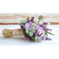 Алмазна мозаїка "Крафтовий букет", 30*40см, на рамці, в кор. 31*41*2,5см, ТМ Dreamtoys S20316