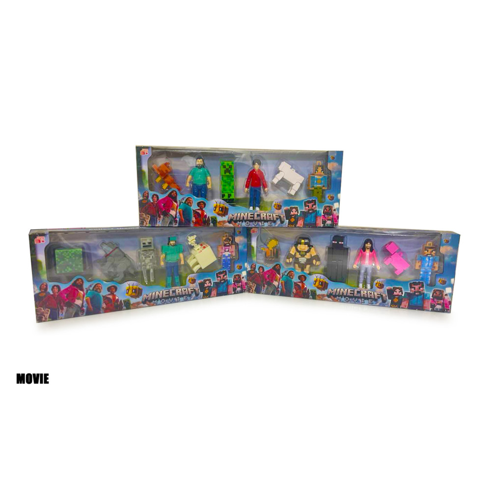 НАБІР ФІГУРОК MINECRAFT MOVIE 8060