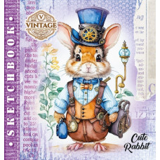 Скетчбук 7БЦ Обкладинка Матова ламінація, формат 200х200 мм, 36 аркушів, дизайн 23300