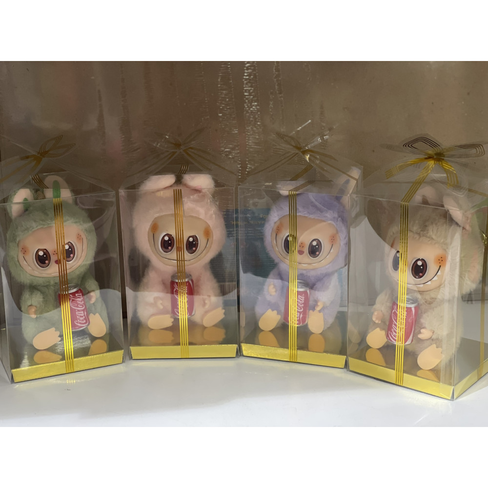 Лабубу  Coca Cola в прозорій коробці 17см