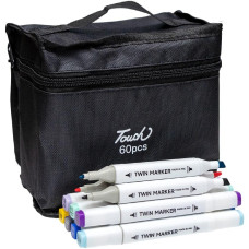 Набір скетч-маркерів 60 кольорів BV820-60 у сумці (110021)