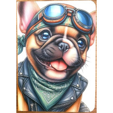 Блокнот А6, 64 арк, папір 70г/м2 , блок друк 1+1 (лінія =), 9826