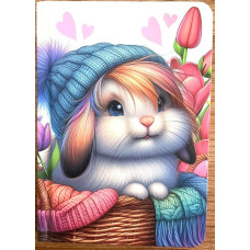 Блокнот А6, 64 арк, папір 70г/м2 , блок без друку (чисті аркуші), 9824