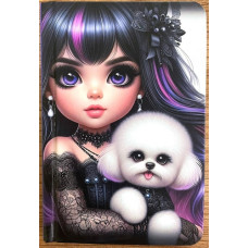 Блокнот 140х95 мм, 64 арк, папір 60г/м2 , блок (клітинка #), 9821