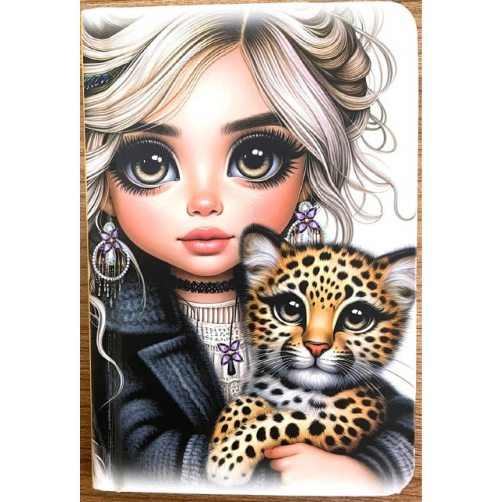 Блокнот 140х95 мм, 64 арк, папір 60г/м2 , блок (клітинка #), 9820