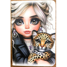 Блокнот 140х95 мм, 64 арк, папір 60г/м2 , блок (клітинка #), 9820