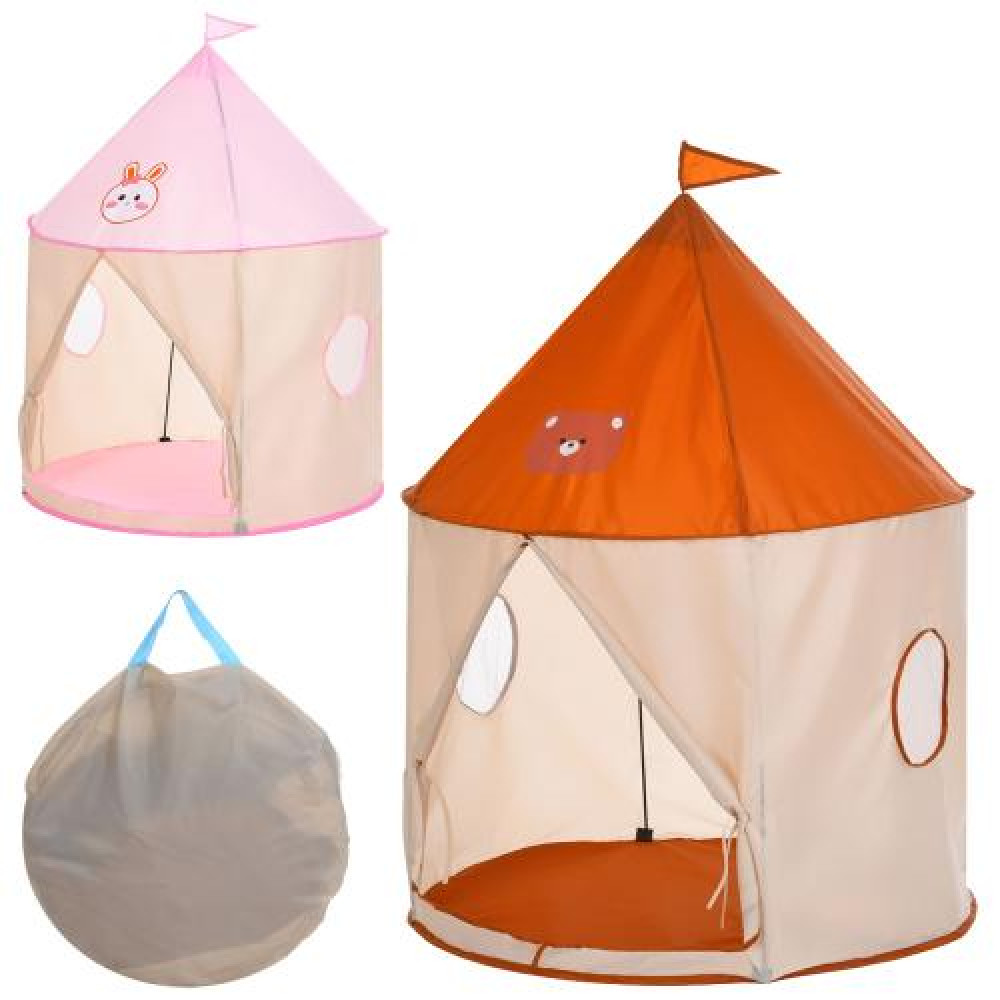 Намет MR 1527 (6шт) будинок, каркасний, 103-103-в138см, вхід-зав'язки, 2вікна-сітки, 2 види, у сумці, 40-44-6см