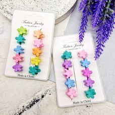 Крабик для волосся матовий ромашка 1 см (12x10 шт) Л-2199