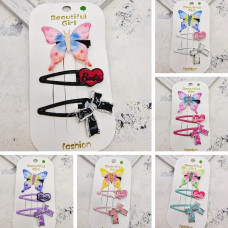 Набір дитячих заколок для волосся (12 шт) 3-8-18